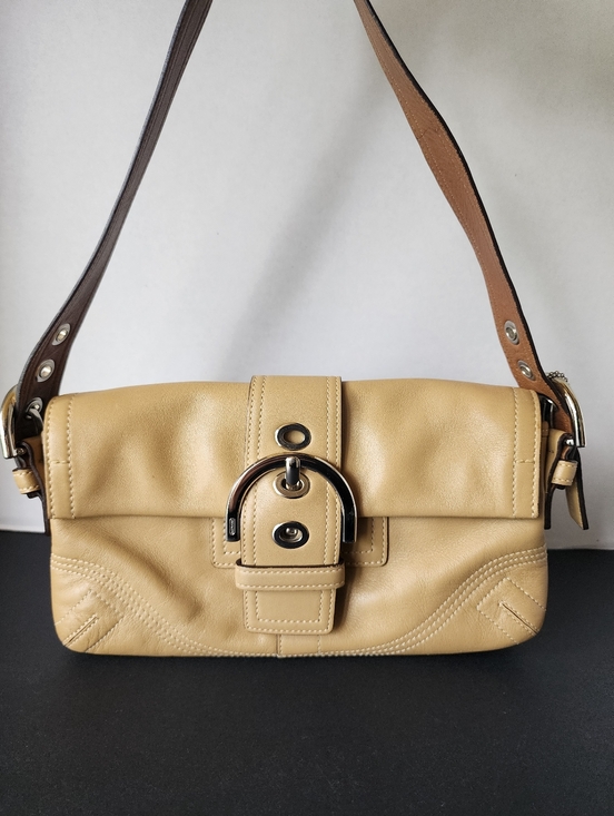 Coach Handbags - Coach Vintage Soho, Double Compartment, Tan, EUC, 2005, 8A05